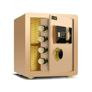 All-steel Safe Home Small Office Anti-theft Fingerprint Safe Mechanical Wall-entry Electronic Password Safe Deposit Box