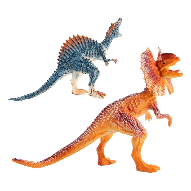 Simulación dinosaurio animal ornamentos una variedad de modelo de dinosaurio hueco triángulo dragón espada dragón doble corona dragón canglong bolsa adornos