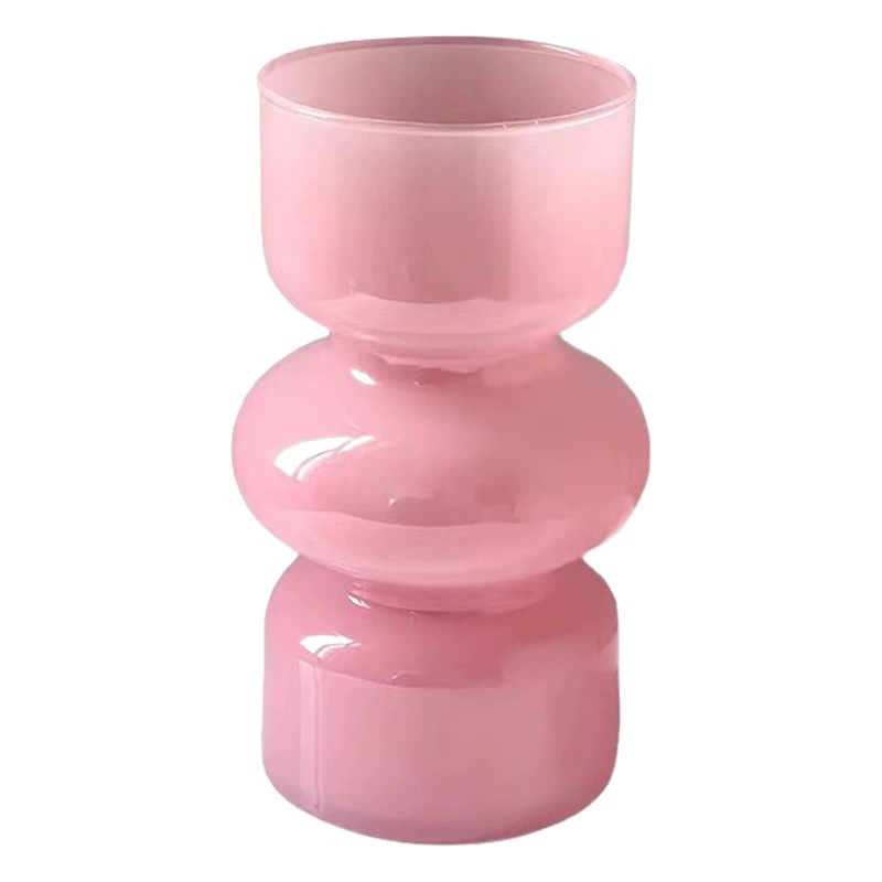 Простая стеклянная ваза в европейском стиле оптом украшение гостиной в стиле ins украшение винтажная ваза гидропонная стеклянная бутылка Цветочная композиция