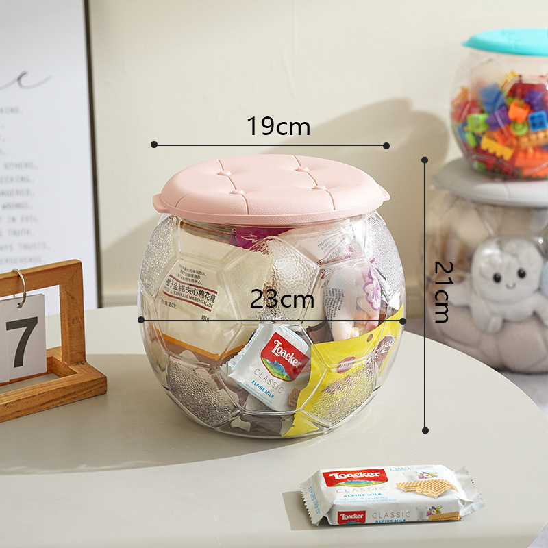 人形創意サッカー透明収納腰掛けぬいぐるみぬいぐるみ収納収納ボックス子供玩具収納神器|undefined