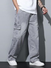 Y 71637 Retro Pocket Work Jeans ���Ź�װţ�п� ŷ���羳