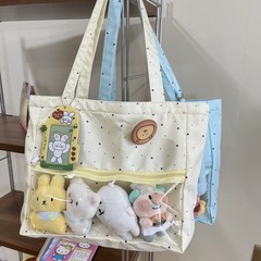 オリジナルガールハートスター二次元痛バッグ甘い大容量トートバッグ韓国通勤ショルダーバッグ