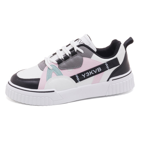 2024 Spring New White Shoes Women's Shoes Student Breathable Versatile Sports Casual Dad Shoes Soft Soled Spring and Autumn