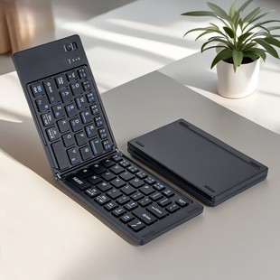 Portable Wireless Foldableing Keyboard External Notebook Mobile Phone Tablet Universal Bluetooth Type-C Charging Soft Keyboard