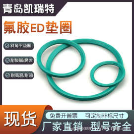 氟胶ED密封圈FKM斜角垫圈DIN3869型管接头用E型柱端用耐高 温垫片