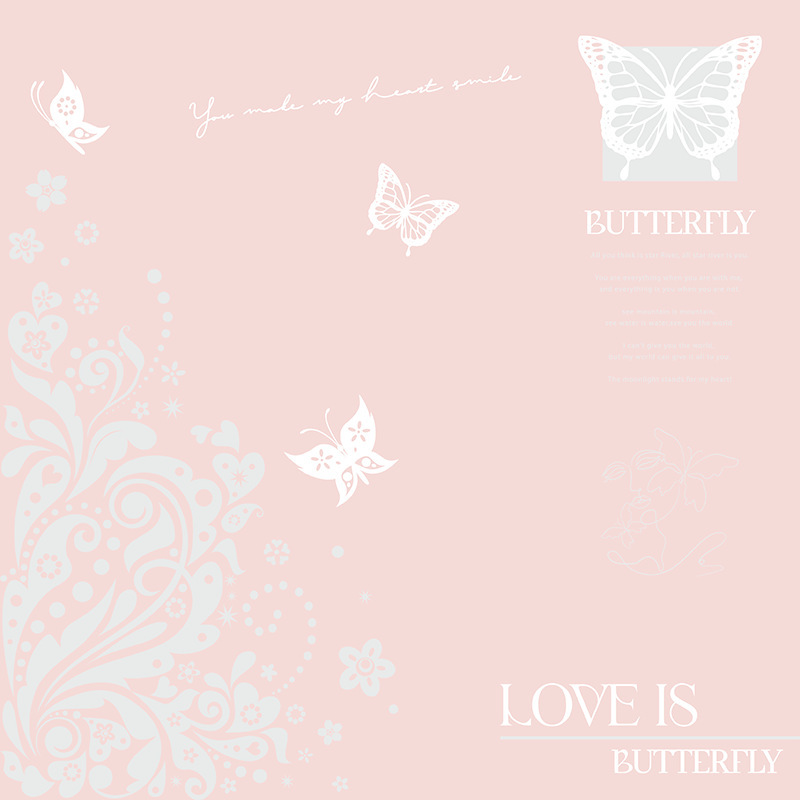 Flores fábrica de fiesta al por mayor nuevos productos transfronterizos mariposa hueca flor florista embalaje de papel impermeable material de embalaje ramo