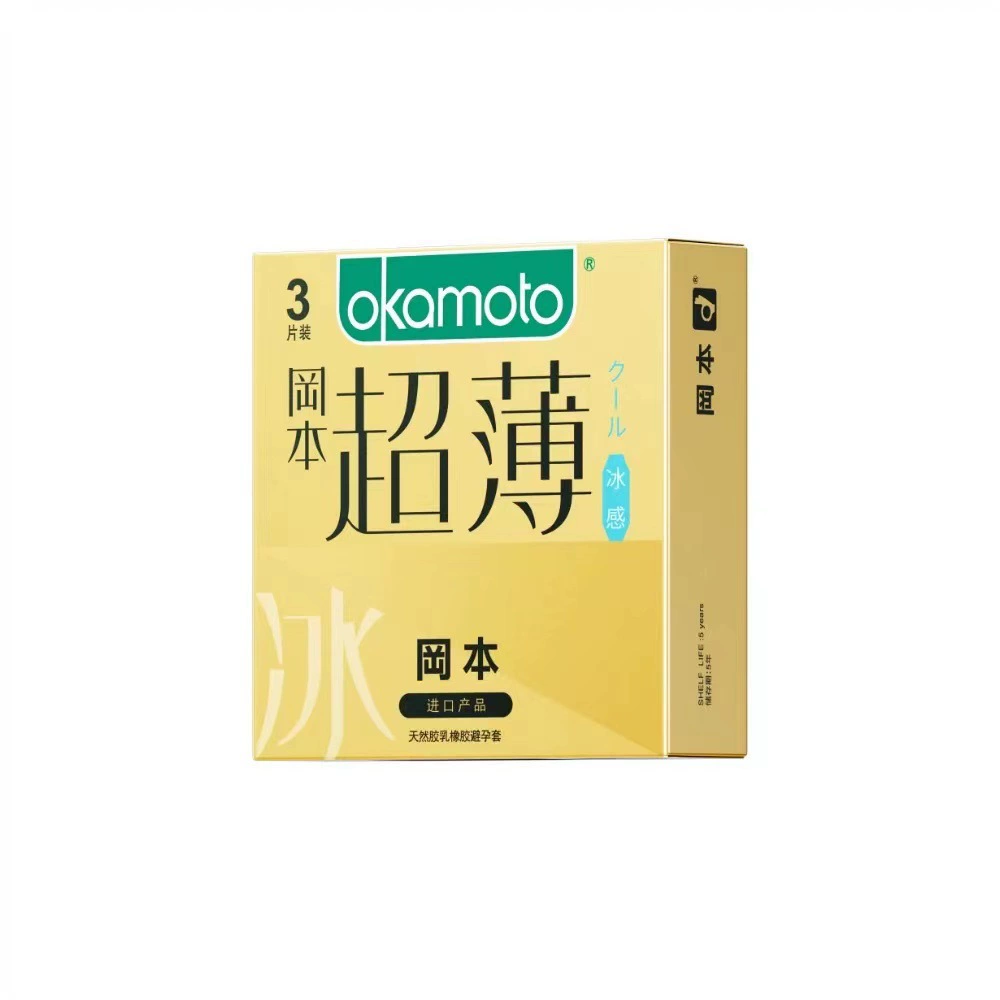 Okamoto Condom SKIN Pure Thin 003 Platinum Ultra-thin Ultra-lubricating Texture Ultra-thin Condom Adult Sex Products