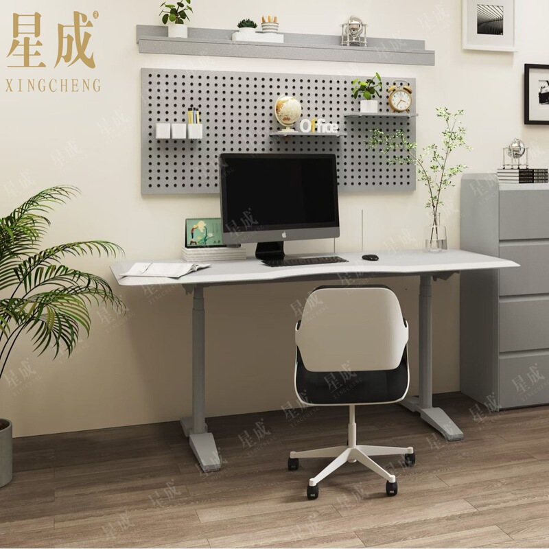 Electrostatic Powder-Coated Electric Height-Adjustable Computer Desk with Dual Motors, Ergonomic Standing Office and Study Desk Electrostatic Powder-Coated Electric Height-Adjustable Computer Desk with Dual Motors, Ergonomic Standing Office and Study Desk