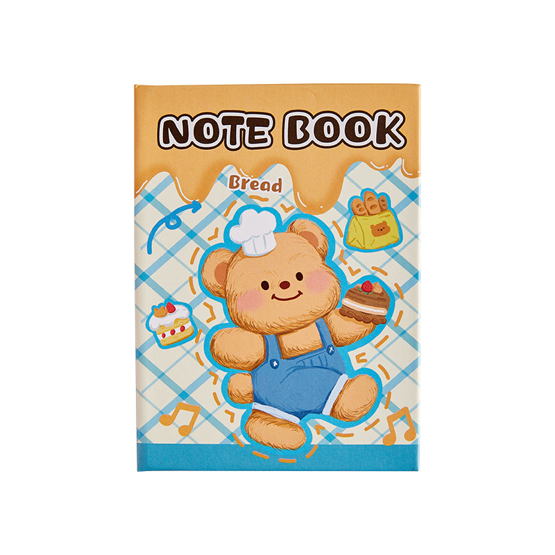 Querida cuaderno de bolsillo para estudiantes con mini cuaderno de mano a7 chicas lindas cuadernos de dibujos animados