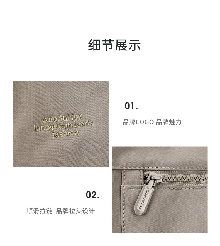 Colorful Fox's new 2025 versatile large-capacity tote bag for women's simple, casual and commuting single-shoulder mommy bag undefined
