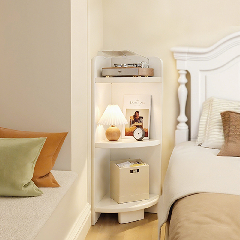 Estante de libro de piso estante de estante de sala de estar estante de esquina doméstico dormitorio estante estrecho estante de estante estante de esquina estante de esquina