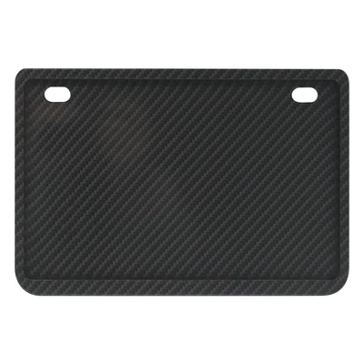 License plate holder/license plate holder alloy material carbon pattern license plate - carbon-grain