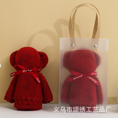 Coral towel 35*75CM water uptake towel Towel dry hair business affairs advertisement Souvenir  gift