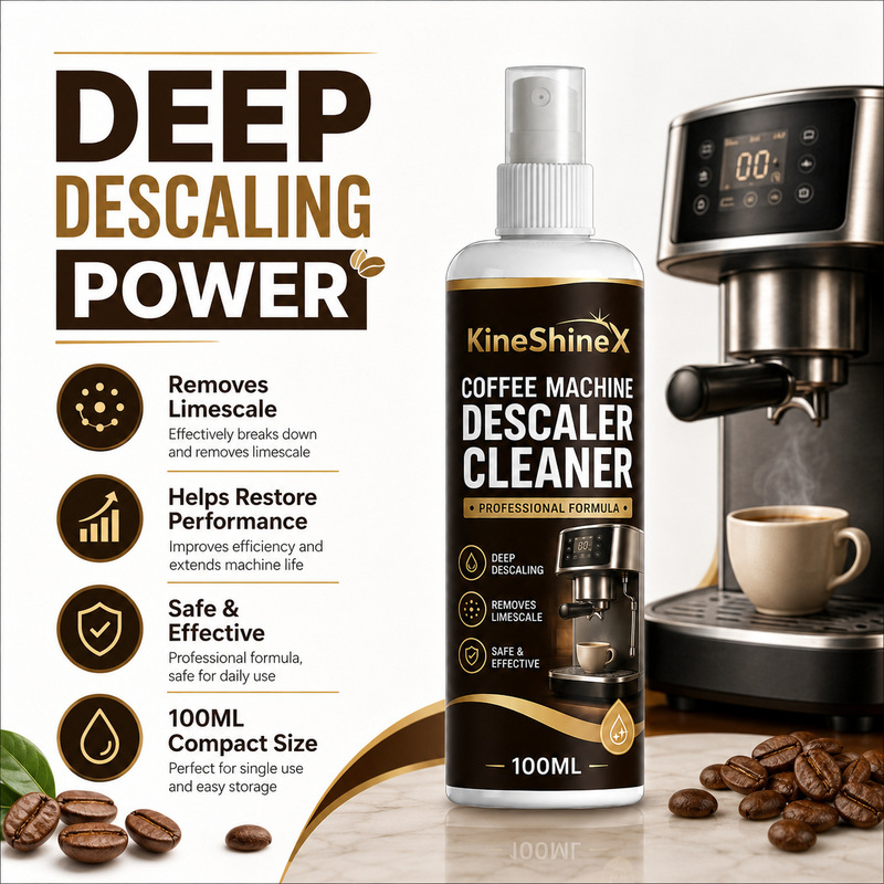 Kineshinex Coffee Machine Descaler 100ml Suitable for Drip Coffee Machines, Capsule Machines, and Espresso Machines