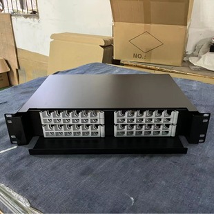 2U48 Port Universal Buckle Pull-Out Fiber Optic Terminal Box