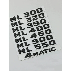 Mercedes-Benz ML-Class ML400 modified lettering, ML350 lettering, ML450 rear lettering, ML500 4MATIC car stickers, black
