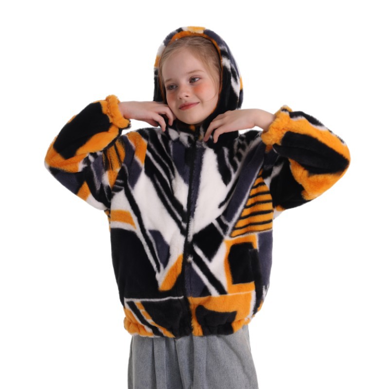 모방 토끼 머리 기하학적 삼각형