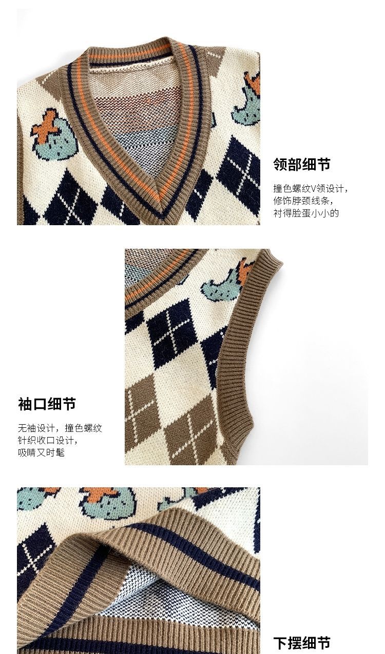 针织马甲背心女新款洋气内搭上衣百搭可外穿2023外搭叠穿小马甲 pic 8