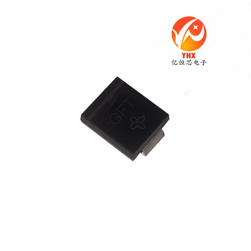 SMCJ43A 丝印GFT 43V 1500W 贴片SMC 单向TVS管 瞬态抑制 二极管