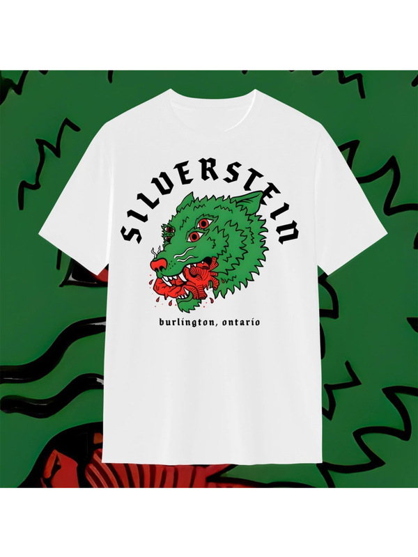 Silverstein Silverstein Emo/Hardcore Style Black Metal Band Dark Men's Cotton T-Shirt