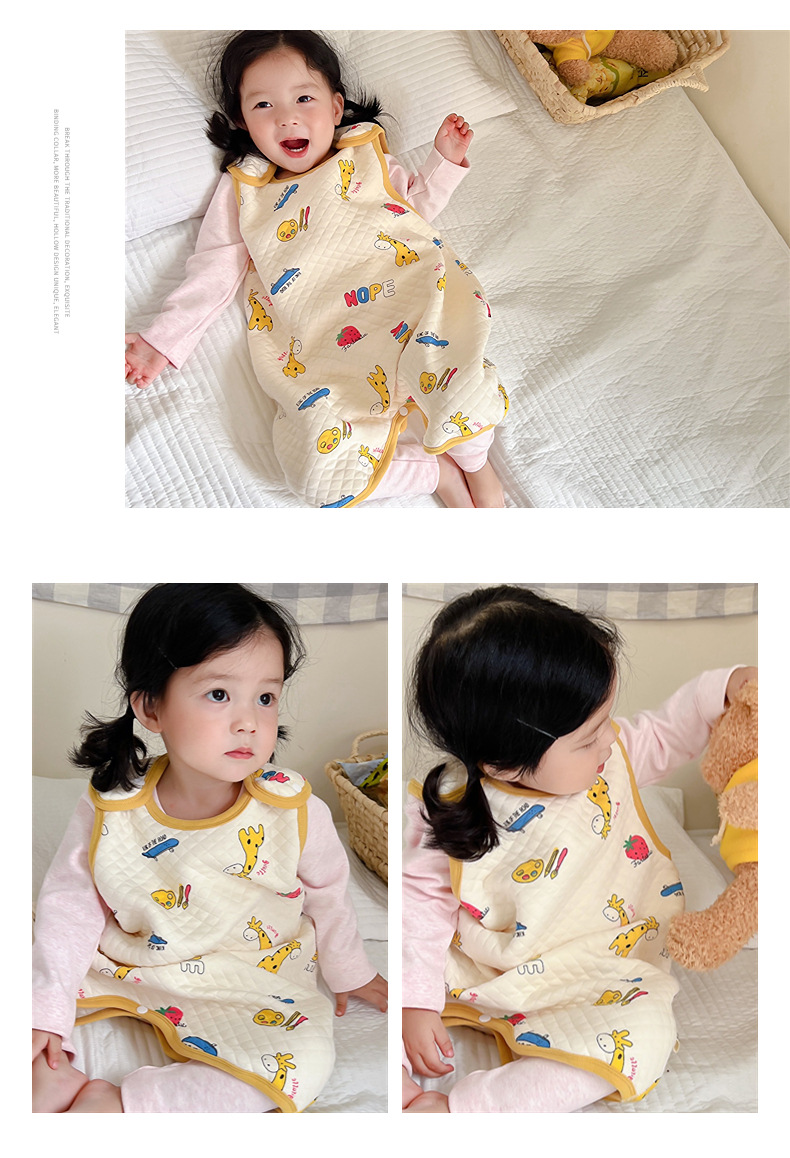 Simple Maternal and Infant Children's Dress Details Page (21)