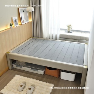 New Children's Tatami Bed Solid Wood Frame Bed Frame Without Bedside Bed Small Apartment Master Bedroom Bed Frame Home Japanese Style