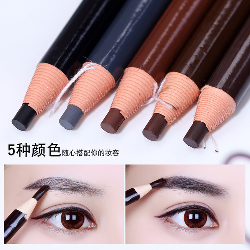 T manufacturer 1818 rotating makeup pen tear-off waterproof and anti-sweat eyeliner eyebrow eyebrow makeup pull-line eyebrow pencil wholesale