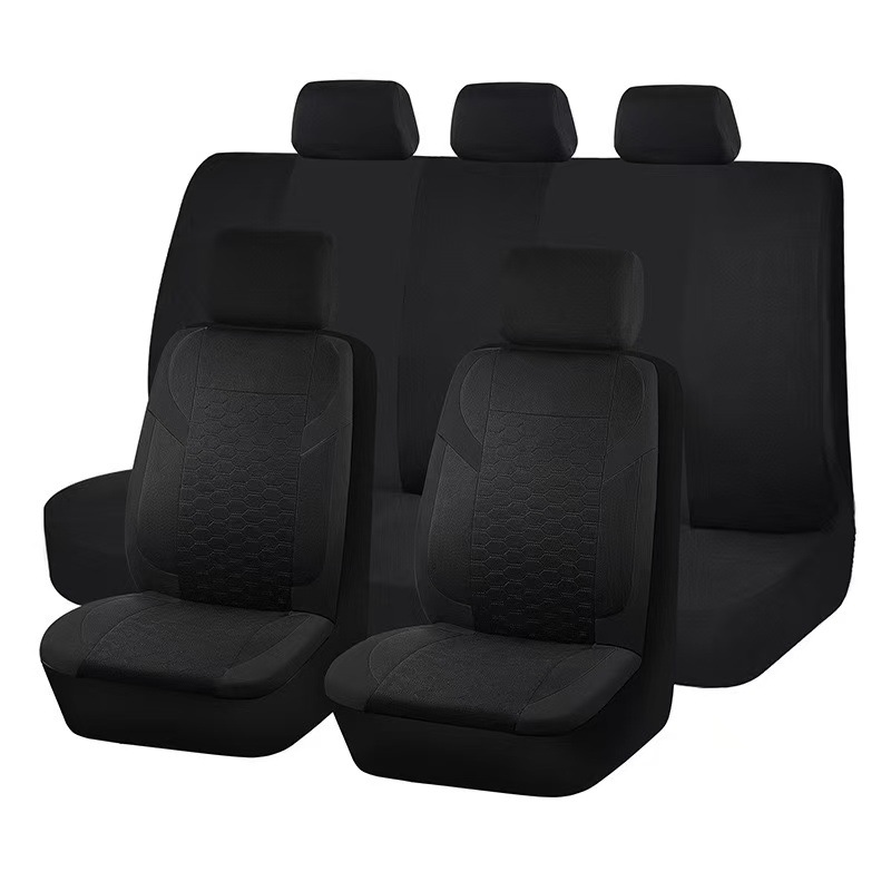 Meike Duo Cross-Border Foreign Trade Export Hexagonal Honeycomb Style Universal Car Seat Cover Southeast Asia, Europe and America Temu