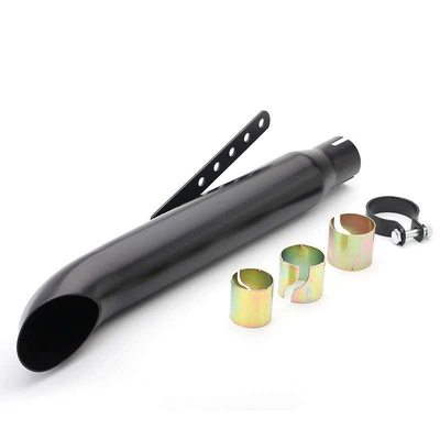 Pipe Series Harley Cruise: Motorcycle exhaust pipe - retro-k6-painted-black