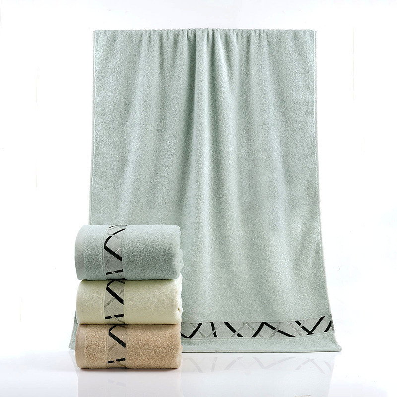 New Elegant Gaoyang Cotton Bath Towel Wholesale Adult Household Absorbent Thickened Bath Towel Custom Labor Protection Large Towel