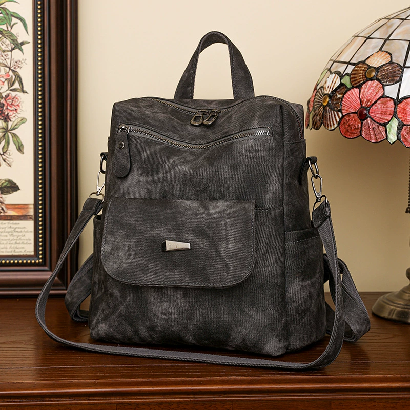 (Cross-border trading), retro capacious backpack, universal bag for traveling
