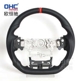 适用于丰田TOYOTA普拉多LC250全皮平底运动款汽车方向盘改装升级