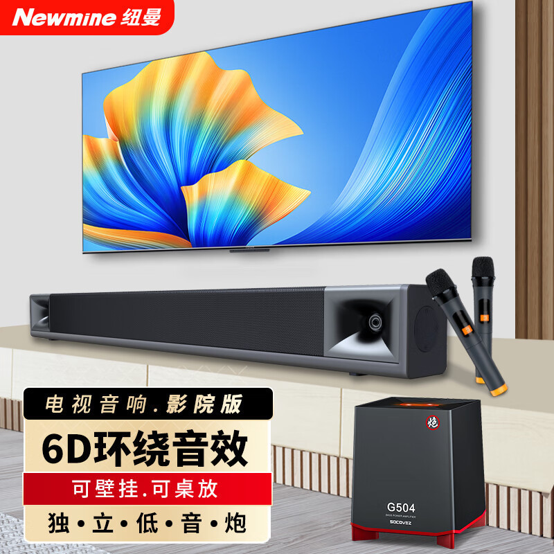 ニューマン (Newmine)G65エコー壁音響家庭KTV音響セット家庭映画館テレビ|undefined