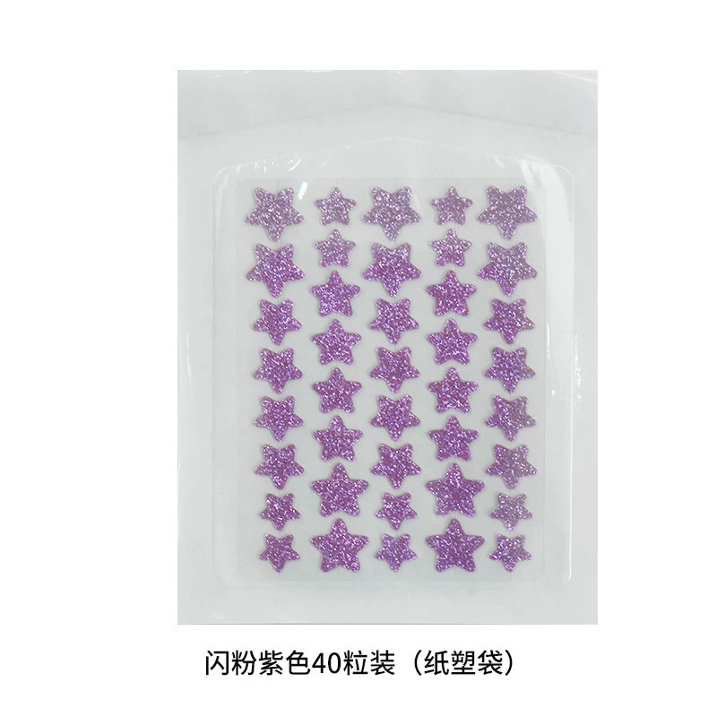 Acne Patch Hydrocolloid Star Stickers, Glitter & Tea-Tree Options, 8–48 pcs