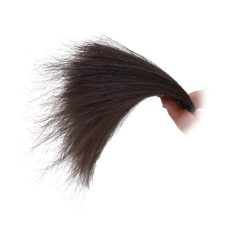 Peruca, almohadilla de cabeza femenina, raíz de cabello floja, cabello para aumentar el volumen de cabello, barba de maíz simulada, almohadilla de cabello de cabeza alta