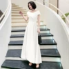 White, long