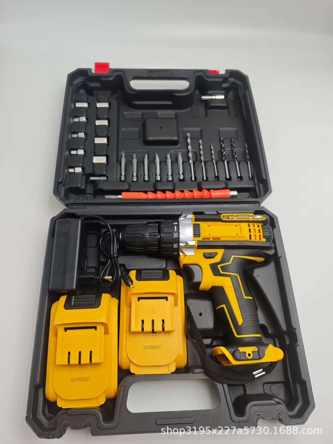 Taladro Eléctrico de Litio Multifuncional de Impacto para Comercio Exterior, Taladro Manual Recargable Chenyuan, Taladro Recargable Doméstico, Destornillador Eléctrico.