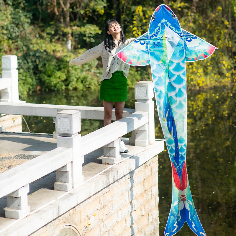 Chunjian Koi Kite Adult's Special Children's Breeze Easy Fly Adult's Large High-Level Internet Celebrant 2023 New Style Weifang