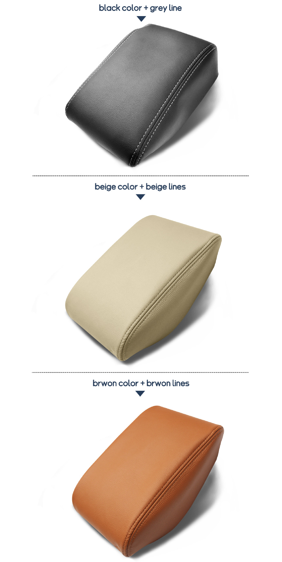 Suitable for Vw Touran04-15 Volkswagen Touran Armrest Box Leather Cover Protective Cover Modification and Refurbishment Factory Supply
