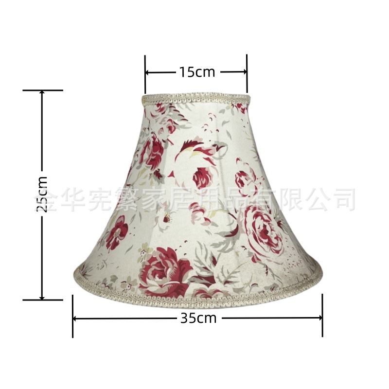 [Xianfan] Palace Classic B & B, lujo ligero junto a la cama, dormitorio, sala de estar, candelabro de tela, pantalla de lámpara E27, estilo europeo