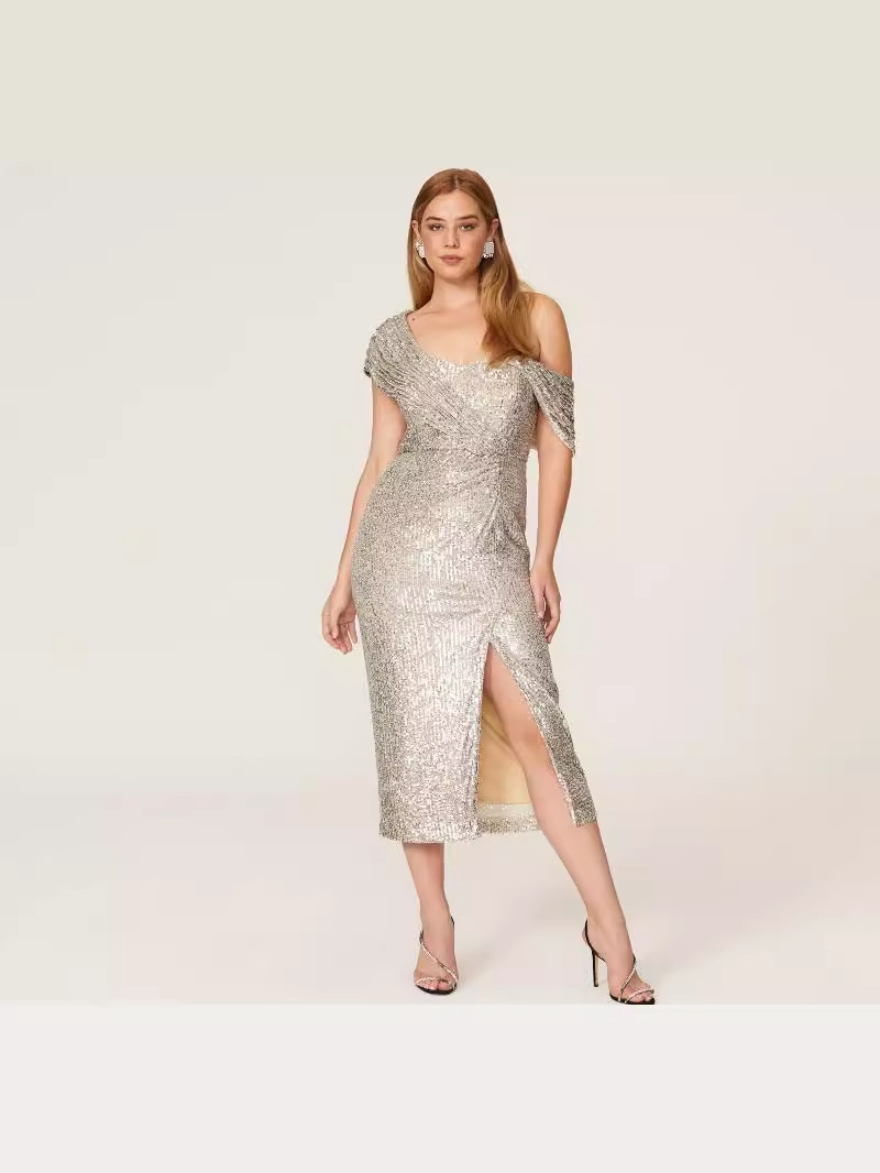 Vestido Sexy con Lentejuelas para Fiesta, Estilo Europeo y Americano, Nuevo en Amazon
