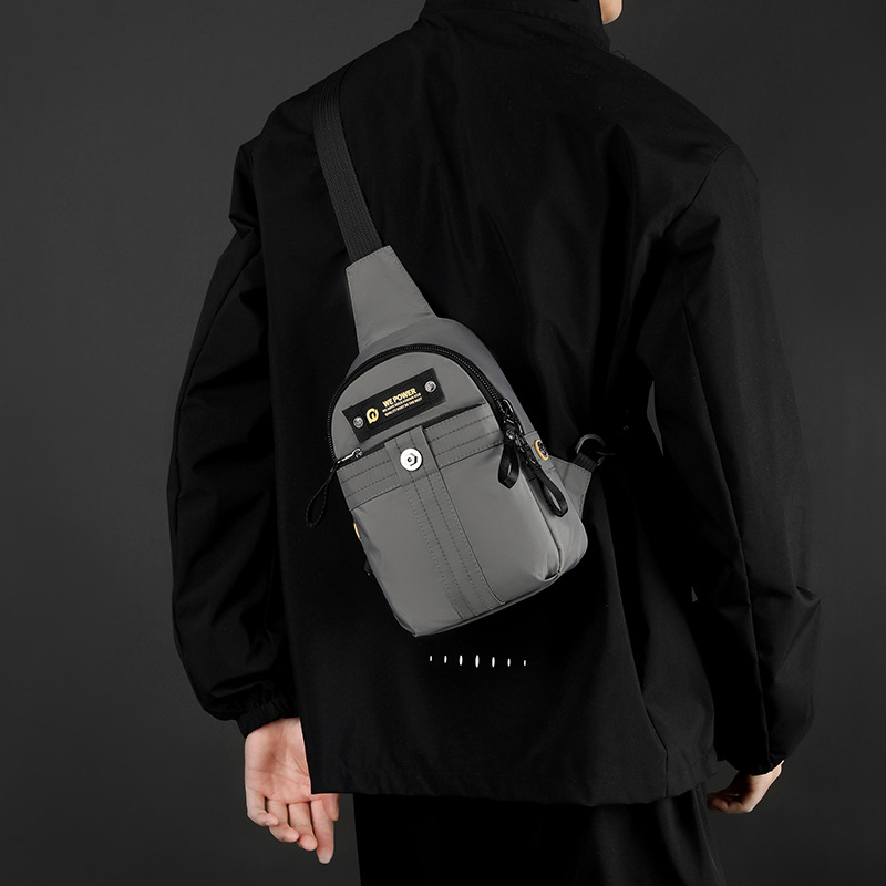 WEPOWER nuevo hombre portátil de hombro mochila multifuncional mochila casual de viaje al aire libre mochila de pecho