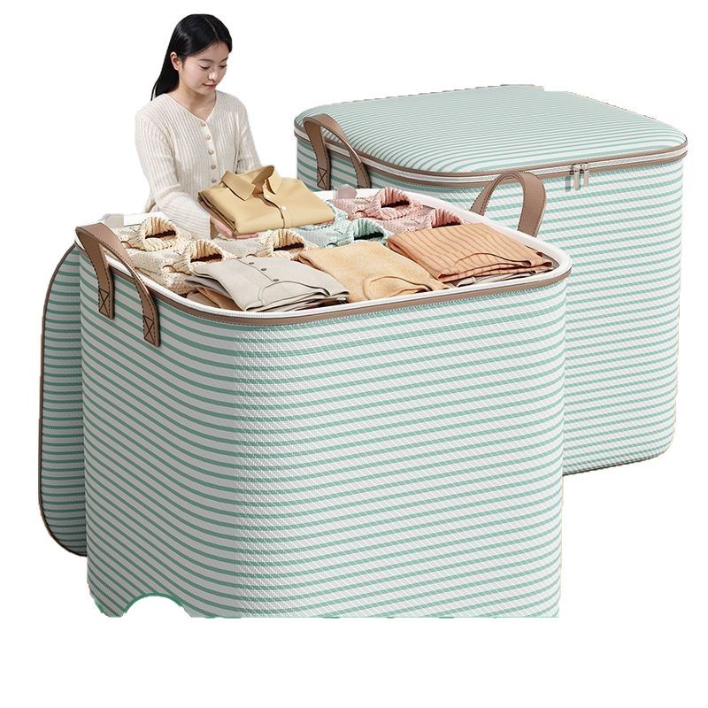 Bolsa de almacenamiento de ropa en movimiento a prueba de humedad, colcha de ropa de súper dormitorio, caja de almacenamiento de acabado, bolsa de almacenamiento de regreso a casa de gran capacidad