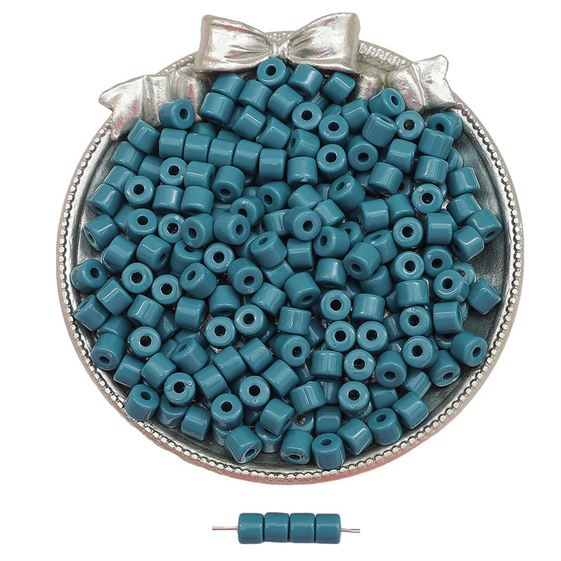アクリルカラフル小さな円筒形ビーズマカロン色手ビーズdiy手作りビーズアクセサリー卸売|undefined