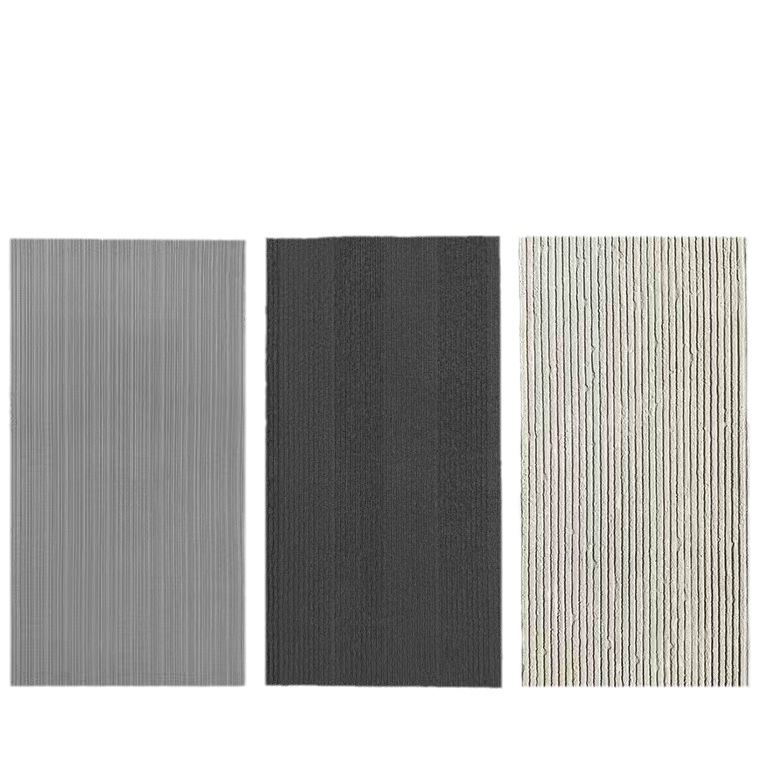 Tablero decorativo de pared de fondo de piedra de valle de luna de porcelana blanda flexible