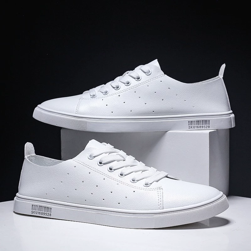 Пробивная дышащая Белая обувь, мужская обувь для европейских станций, 2022 Новая летняя повседневная обувь, дышащая модная мужская обувь для досок