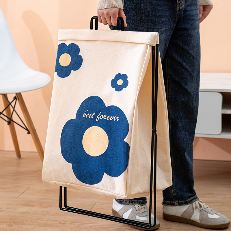 Dirty Clothes Basket Household Clothes and Toy Storage Bucket Student Clothes Storage Basket Bathroom Dirty Clothes Basket Yoga Mat Storage Rack