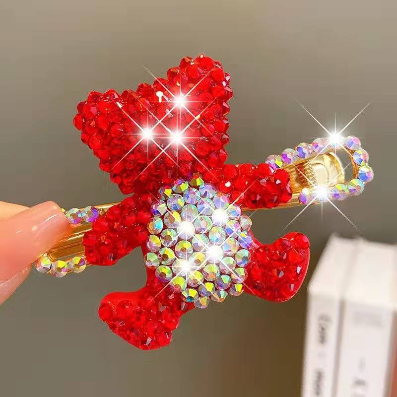 Women's Cute Geometric Rhinestone Hair Clip Hair Tie display picture 9