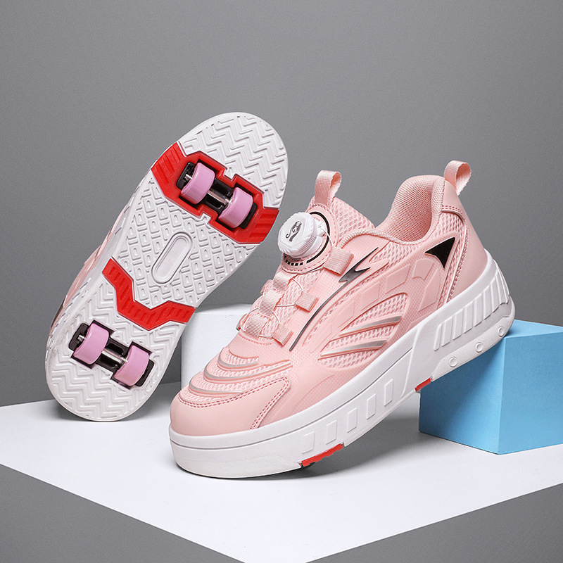 조명이없는 4 륜 338 핑크