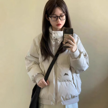 棉袄女冬季2025新款立领韩版宽松短款羽绒棉服小个子学生棉衣外套